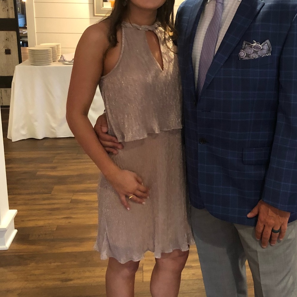 ELLA MOSS CERINE PINK CHAMPAGNE DRESS